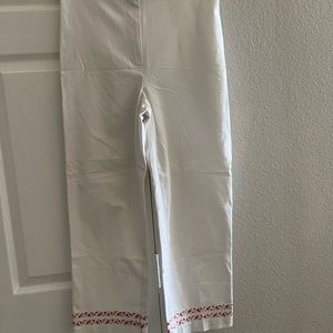 CHLO white pants, length above the ankles